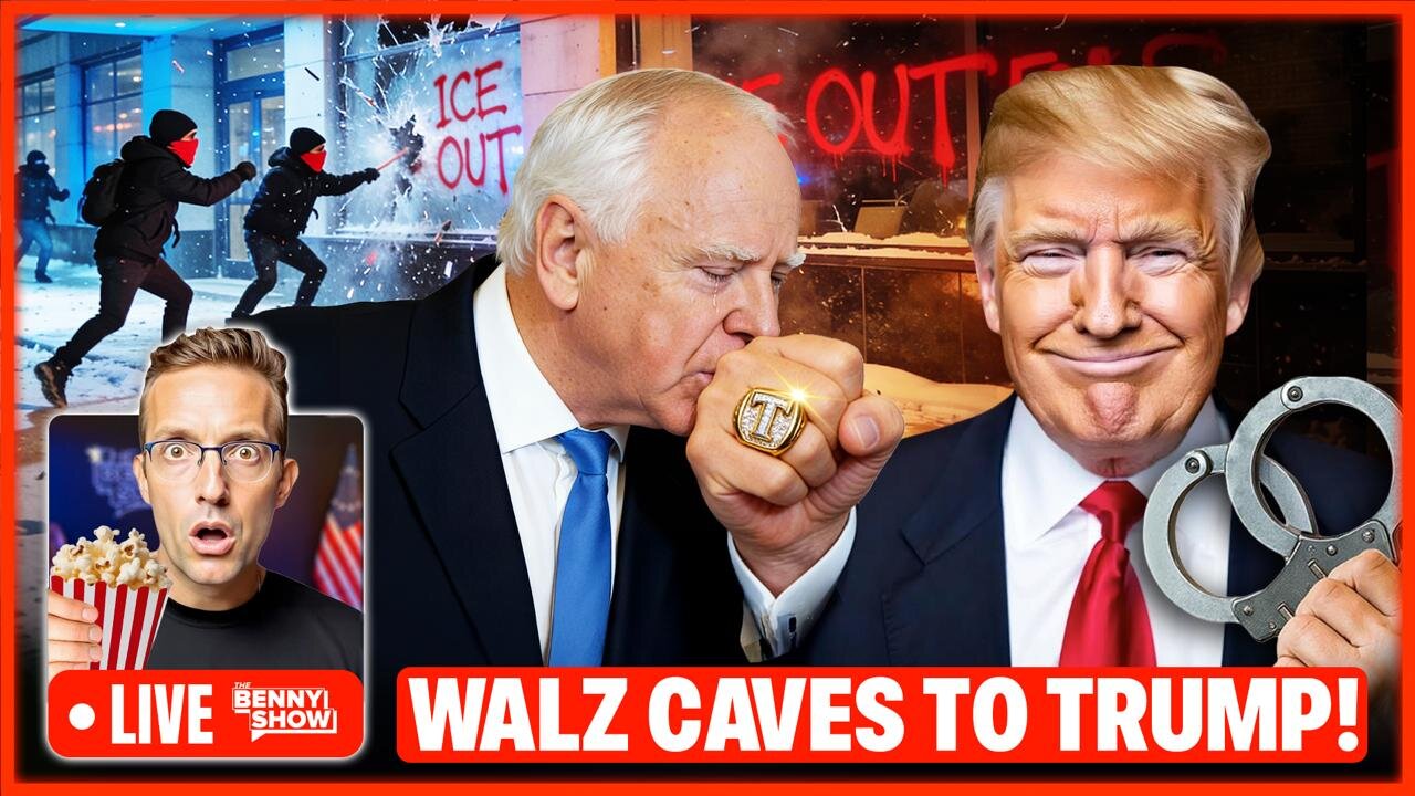 Tim Walz CAVES To Trump, Police Start ARRESTING Rioters & Working With ICE | O'Keefe LIVE
