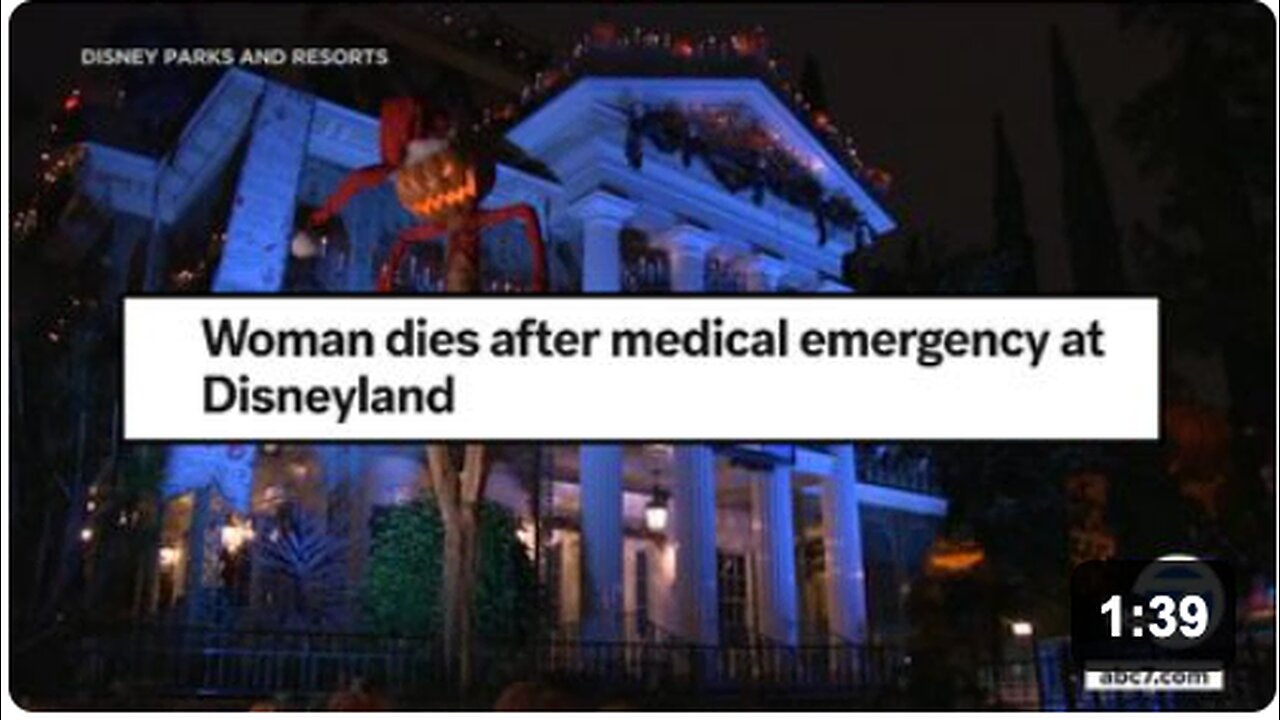 Now theyre dropping dead on Disneys haunted rides?