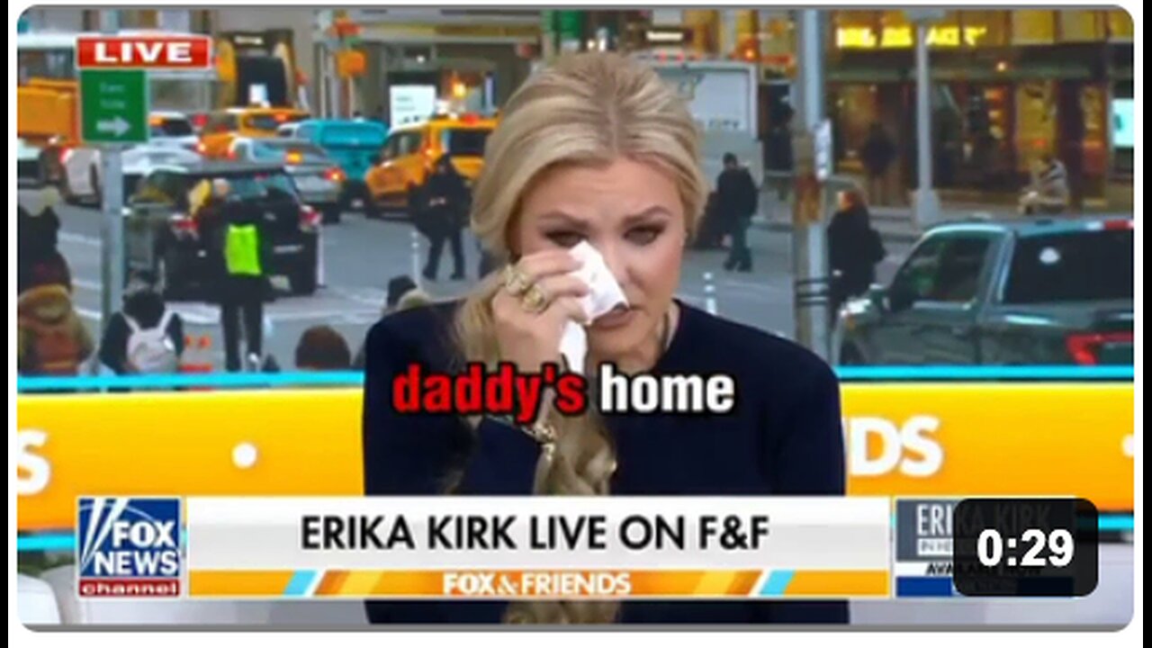 Erika Kirk promoting Charlie Kirks book on Fox citing Shabbat Shalom a Jewish reference to the sabbath.