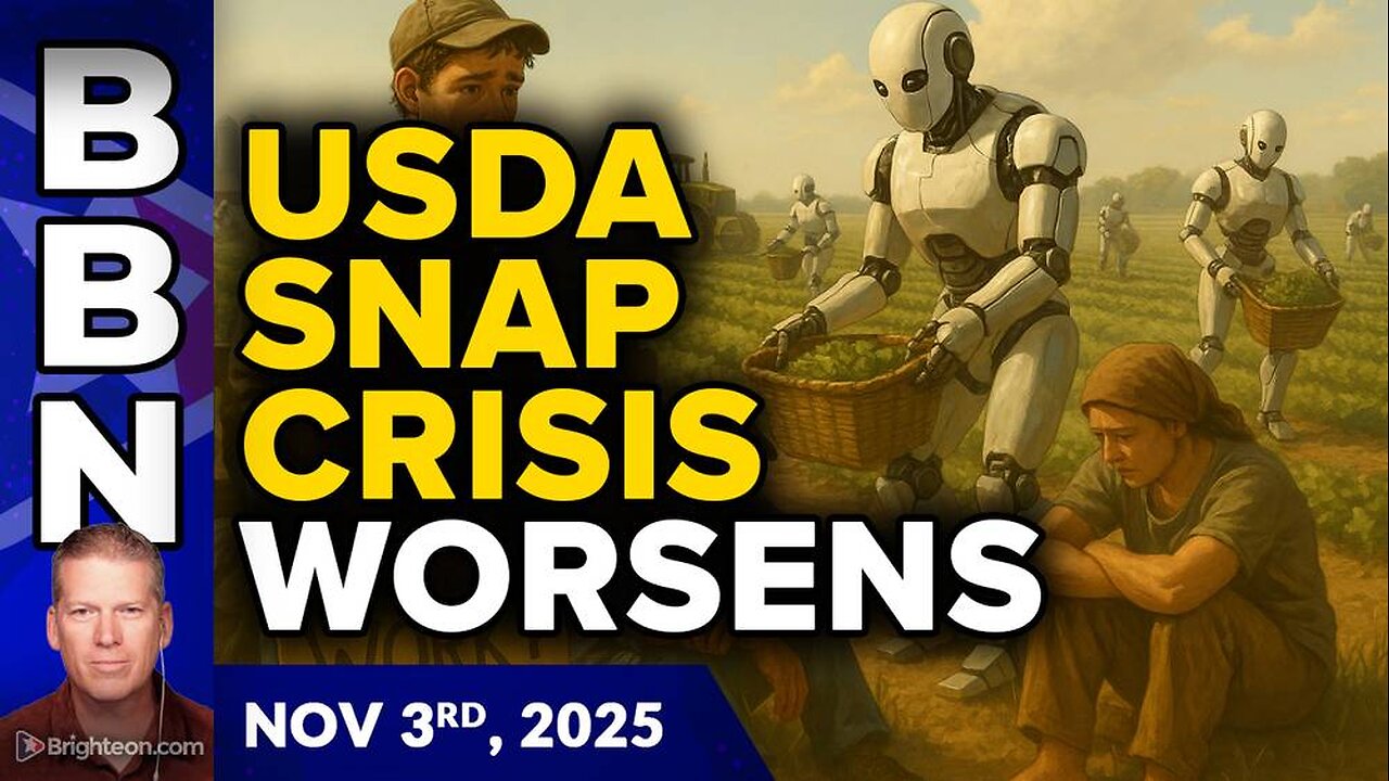 SNAP crisis worsens while new agricultural robots will REPLACE migrant workers in the crop fields