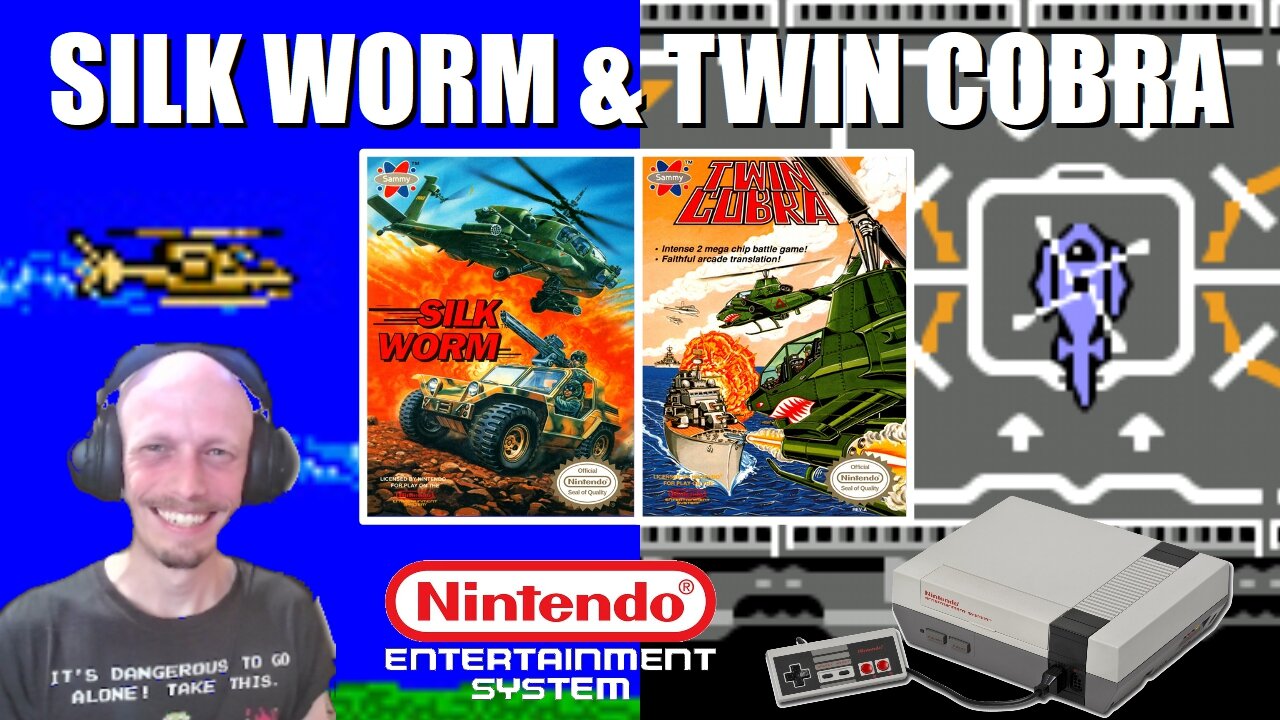Silk Worm & Twin Cobra (NES): Get to the Chopper to Combat Commander Anziga's Invading Army