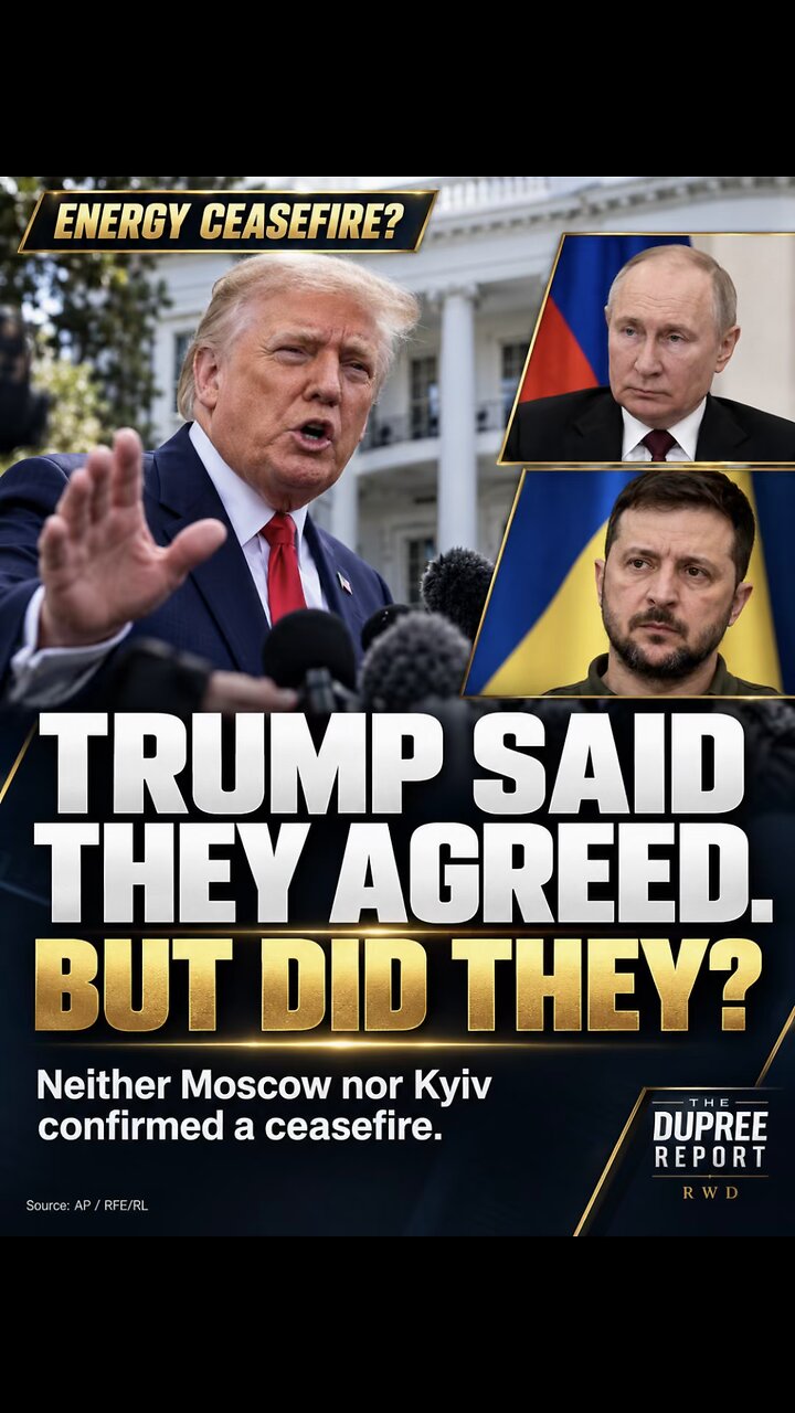 DID TRUMP JUST DECLARE A CEASEFIRE THAT NEVER EXISTED? thumbnail