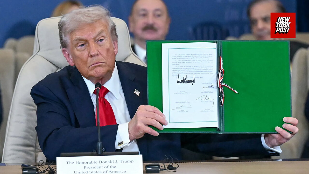 This took 3,000 years: Trump signs historic Gaza peace agreement in Egypt