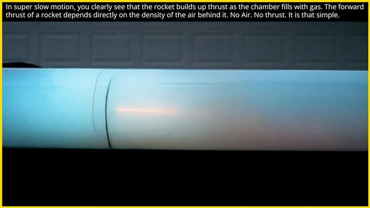 A Rocket Experiment - Rockets dont work in a vacuum - we are told space / outer space is a vacuum..