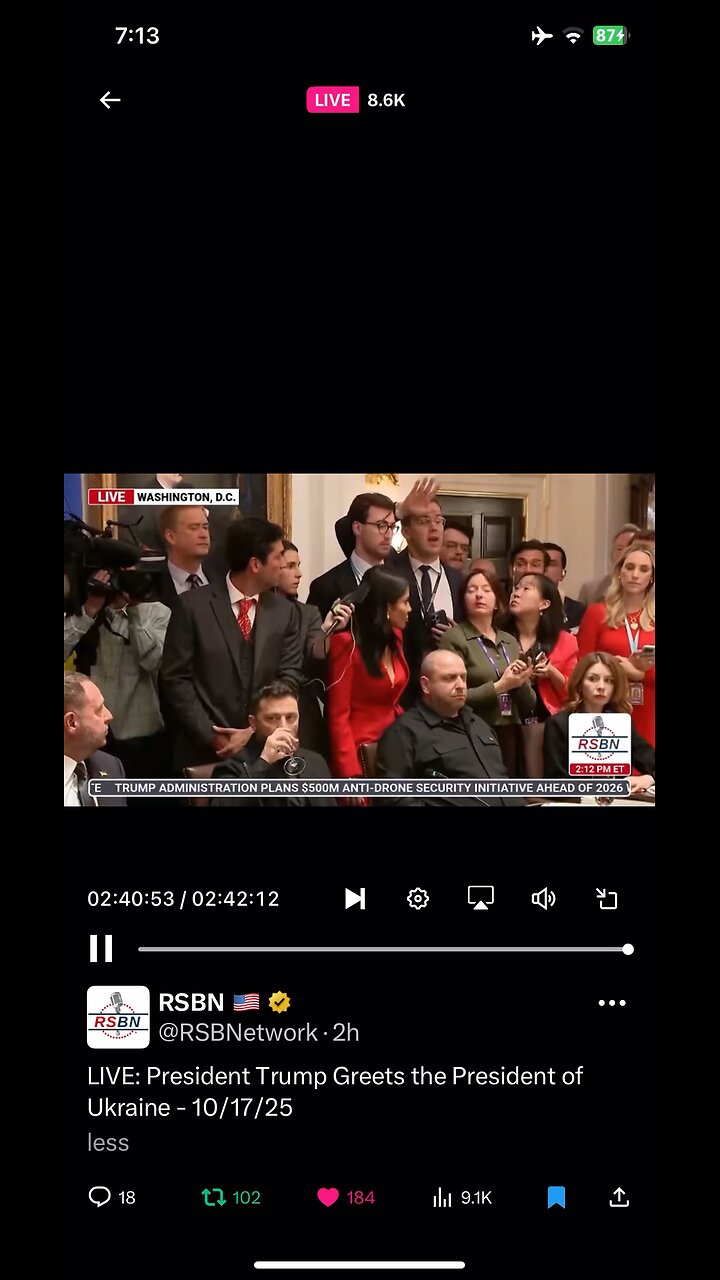 Trump 16/10/2025