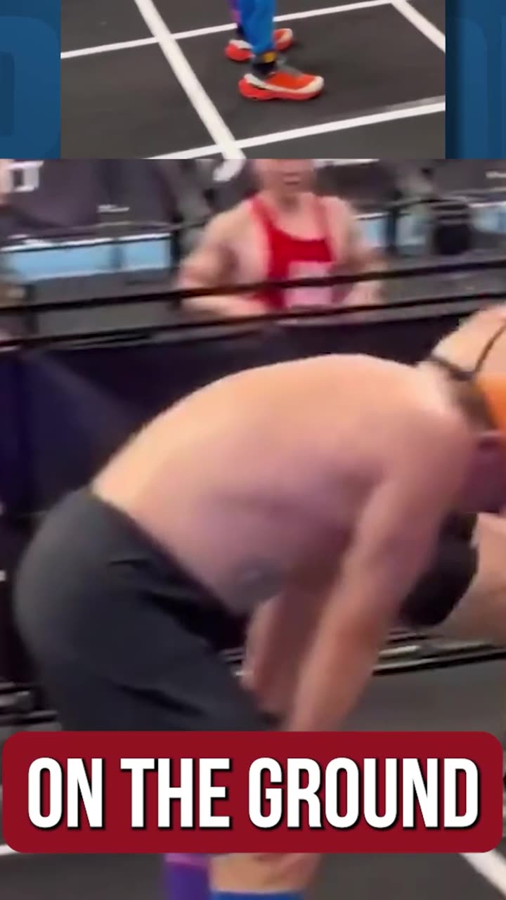 They had to do burpees where she did a fartee. thumbnail
