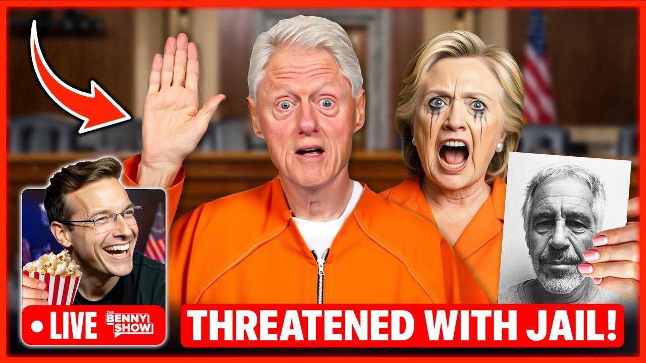 PANIC: Clintons Threatened With ARREST Over REFUSING Epstein Testimony | Files Release Imminent… Benny Johnson