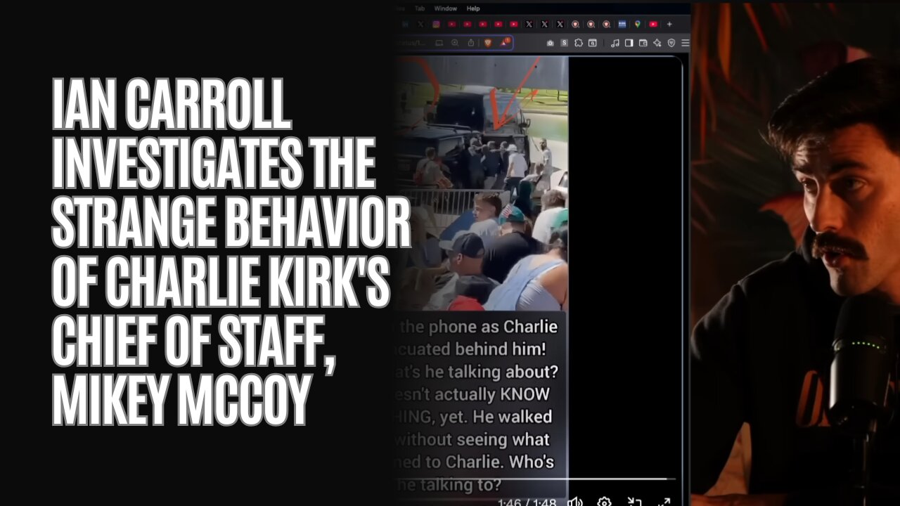 Ian Carroll Investigates The Strange Behavior of Charlie Kirks Chief Of Staff, Mikey McCoy