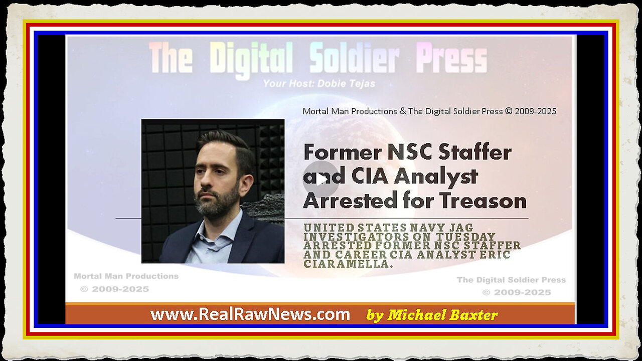 Former NSC Staffer and CIA Analyst Arrested for Treason