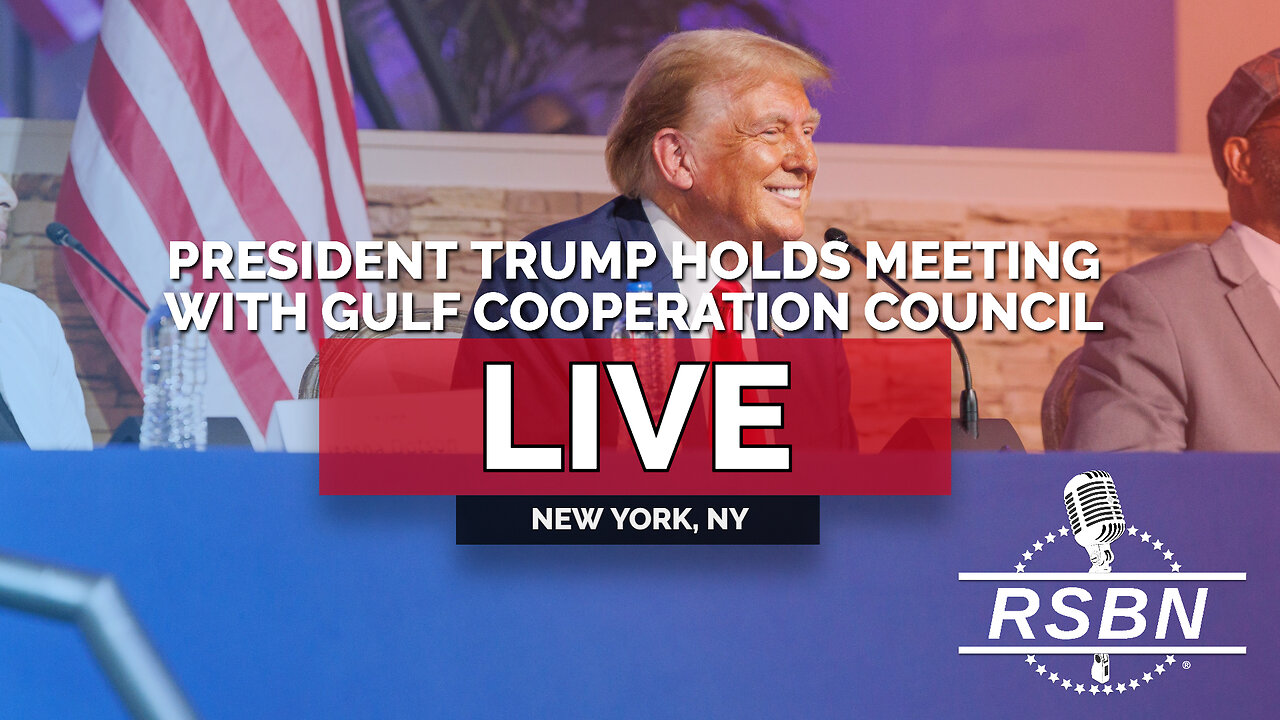 LIVE: President Trump Holds Meeting with Gulf Cooperation Council - 09/22/26 thumbnail