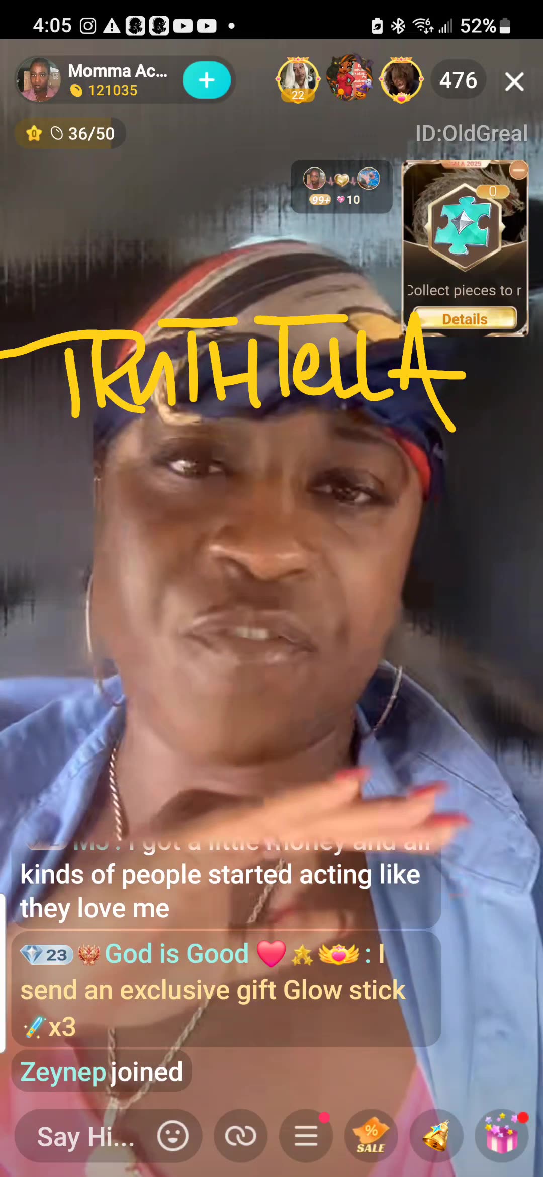 MOMMA ACE TELLS HAITIVOODOOKING I LOVED YOU HOW COULD YOU DO THIS TO ME