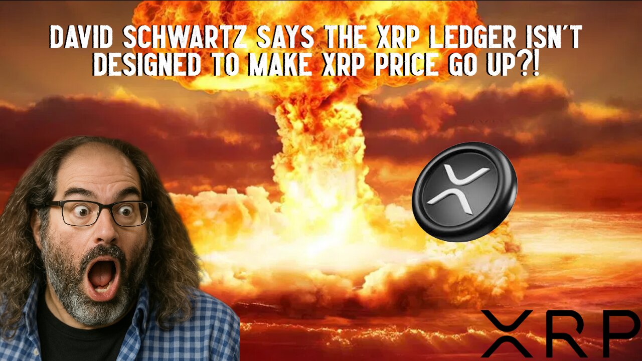 David Schwartz Says The XRP Ledger Isnt Designed To Make XRP Price Go Up?!