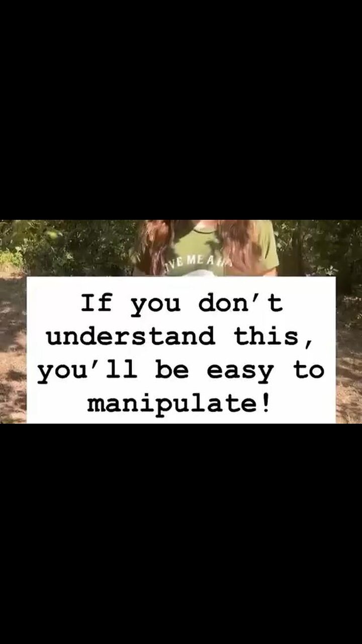 If you dont understand this trick, you will be easy to manipulate