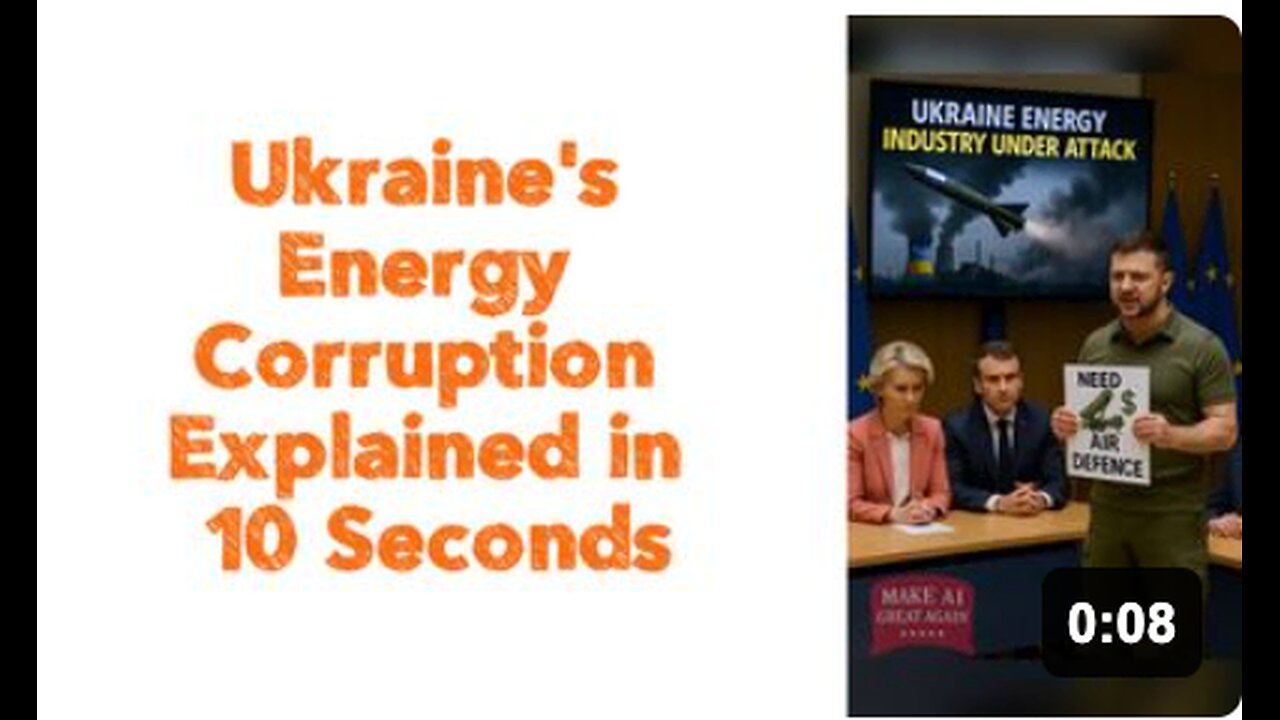 Ukraines Energy Corruption Explained in 10 Seconds⚡🤑🕶️