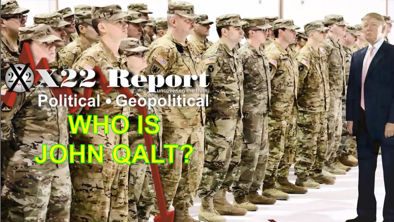 X22-Shutdown Might Not B What U Think It Is, NatL Guard Being Placed N2 Position. WHO IS JOHN QALT?