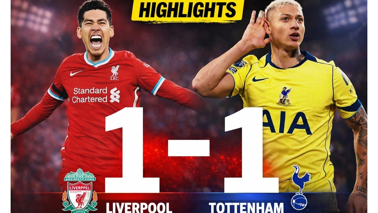 HOW LIVERPOOL vs TOTTENHAM WENT DRAW - GOALS & KEY MOMENTS