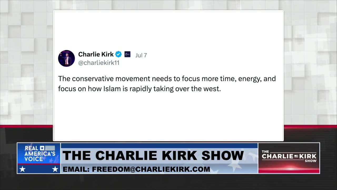Charlie Kirks Warning: Islam is the Biggest Threat Currently Facing the West