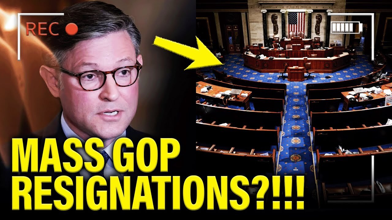 MAGA Mike PANICS as GOP HOUSE Threatens MASS RESIGNATION