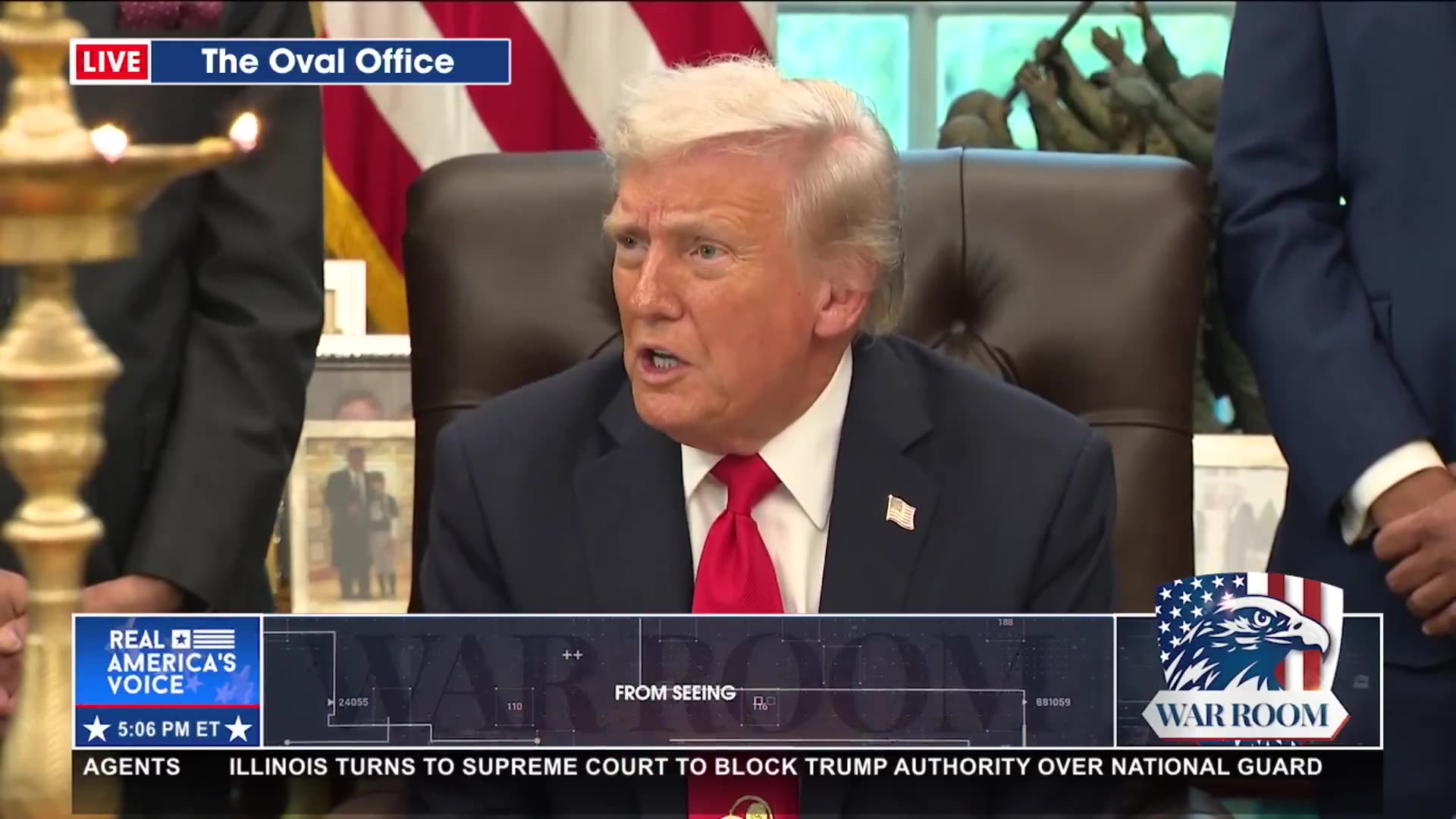 TRUMP WILL ONLY MEET WITH SCHUMER AND JEFFRIES IF THE COUNTRY IS OPEN