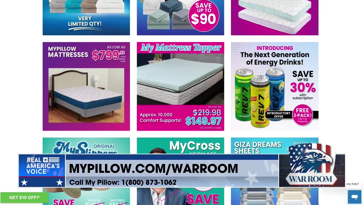 Use Promo Code WARROOM At MyPillow.com/warroom To Get Exclusive Deals For The Posse
