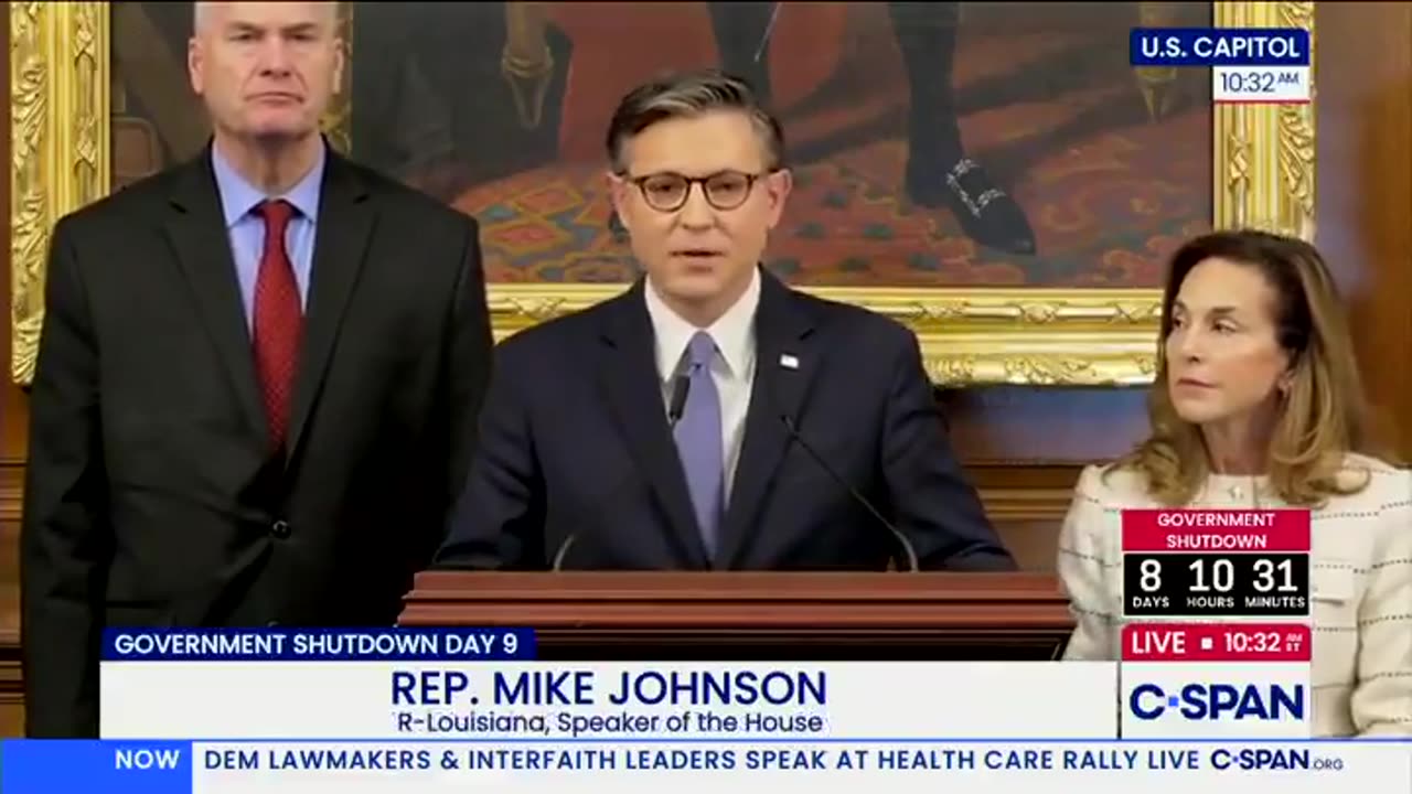 Speaker Johnson goes off on Chuck Schumer