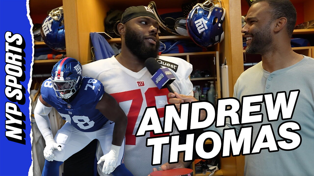 Andrew Thomas is excited & confident after first game without a rep count