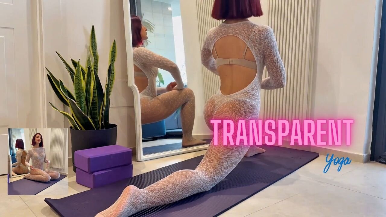Transparent Yoga | Soft White Aesthetic & Gentle Energy