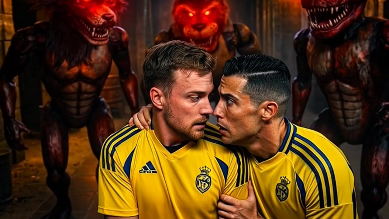 Cristiano Ronaldo vs MrBEAST EPIC RUN ANIMATRONICS FANAF