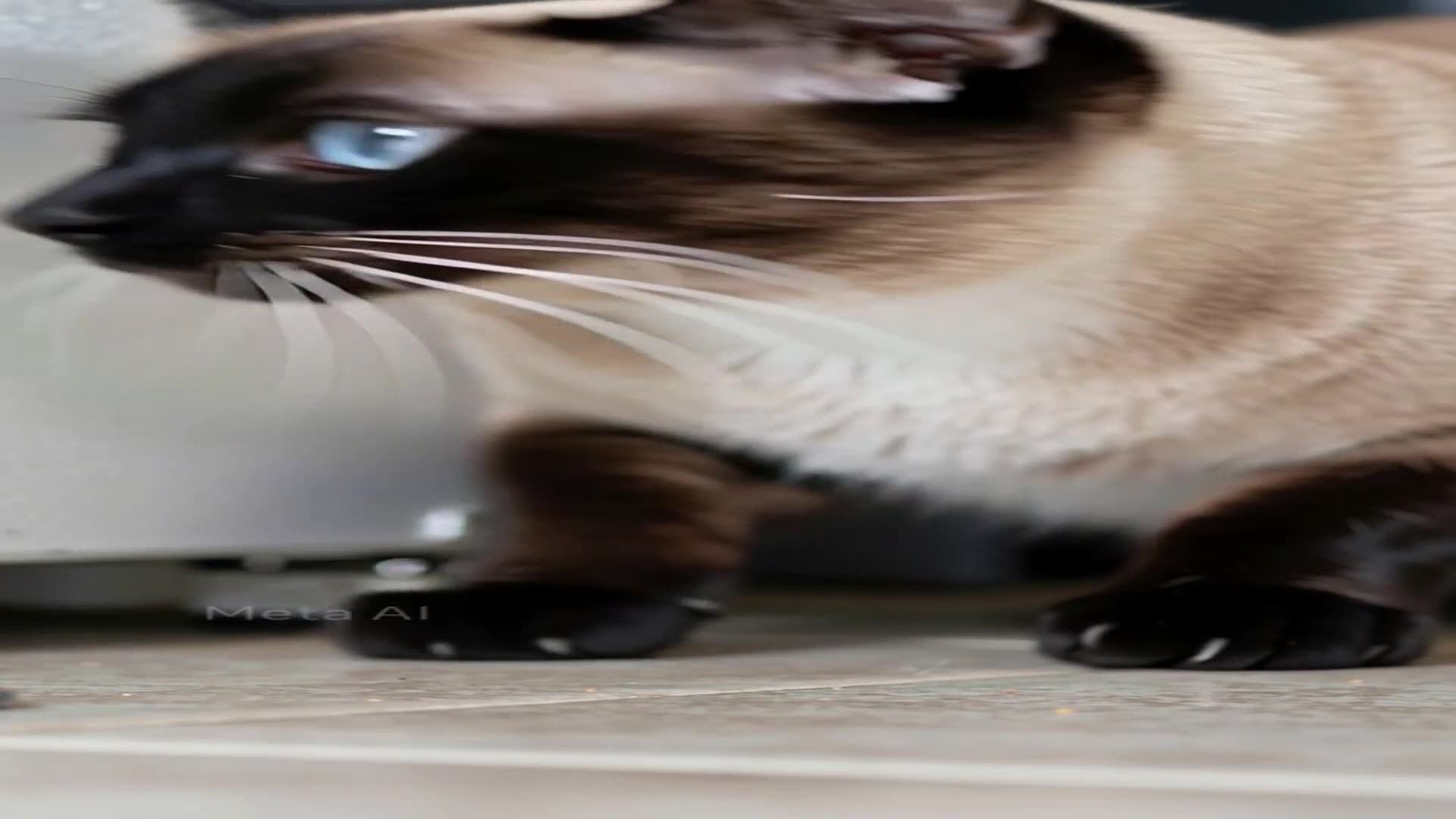 Midnight Cat Shocks Everyone — Funny Cat Video