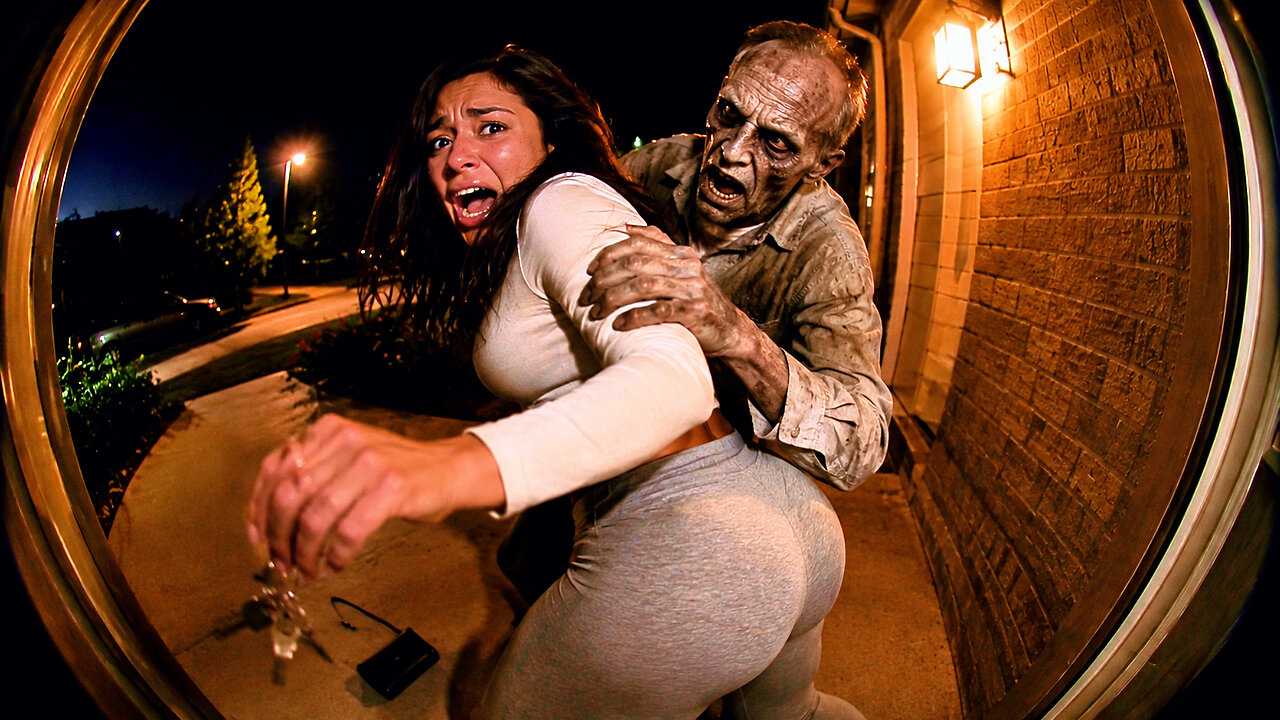 WTF AI ๐ฑ Woman - Funny Girls Scarry Pranks Caught on Doorbell Camera! Viral Video - Curvy Girl Model