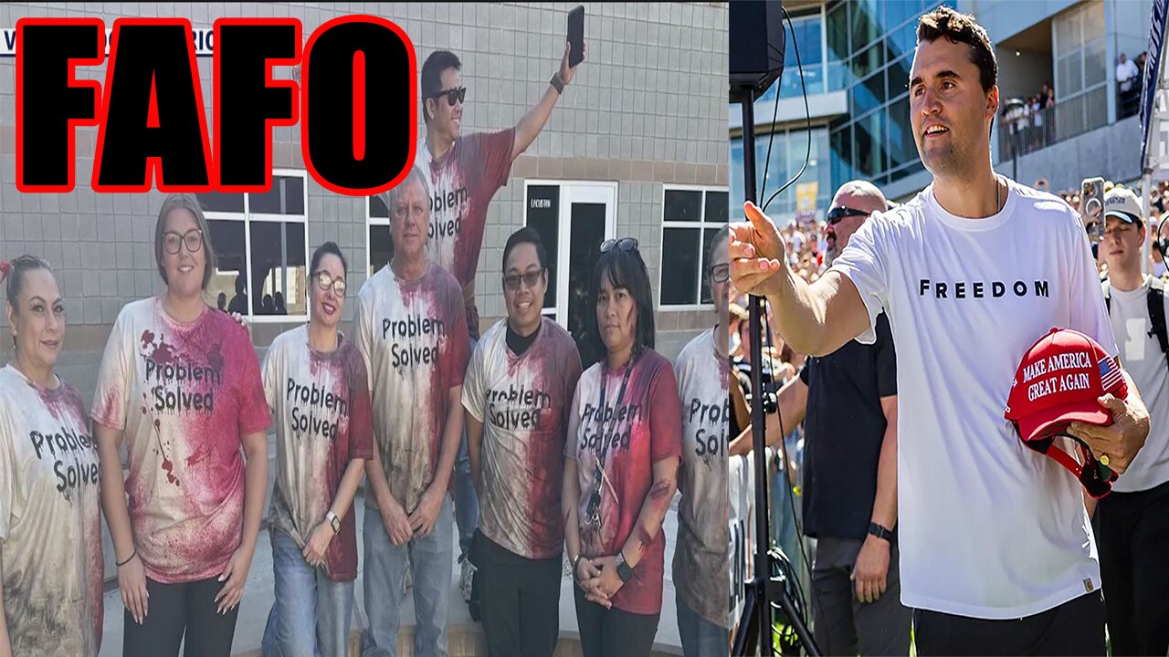 Teachers FIND OUT when their Charlie Kirk Halloween stunt BACKFIRES! FAFO!