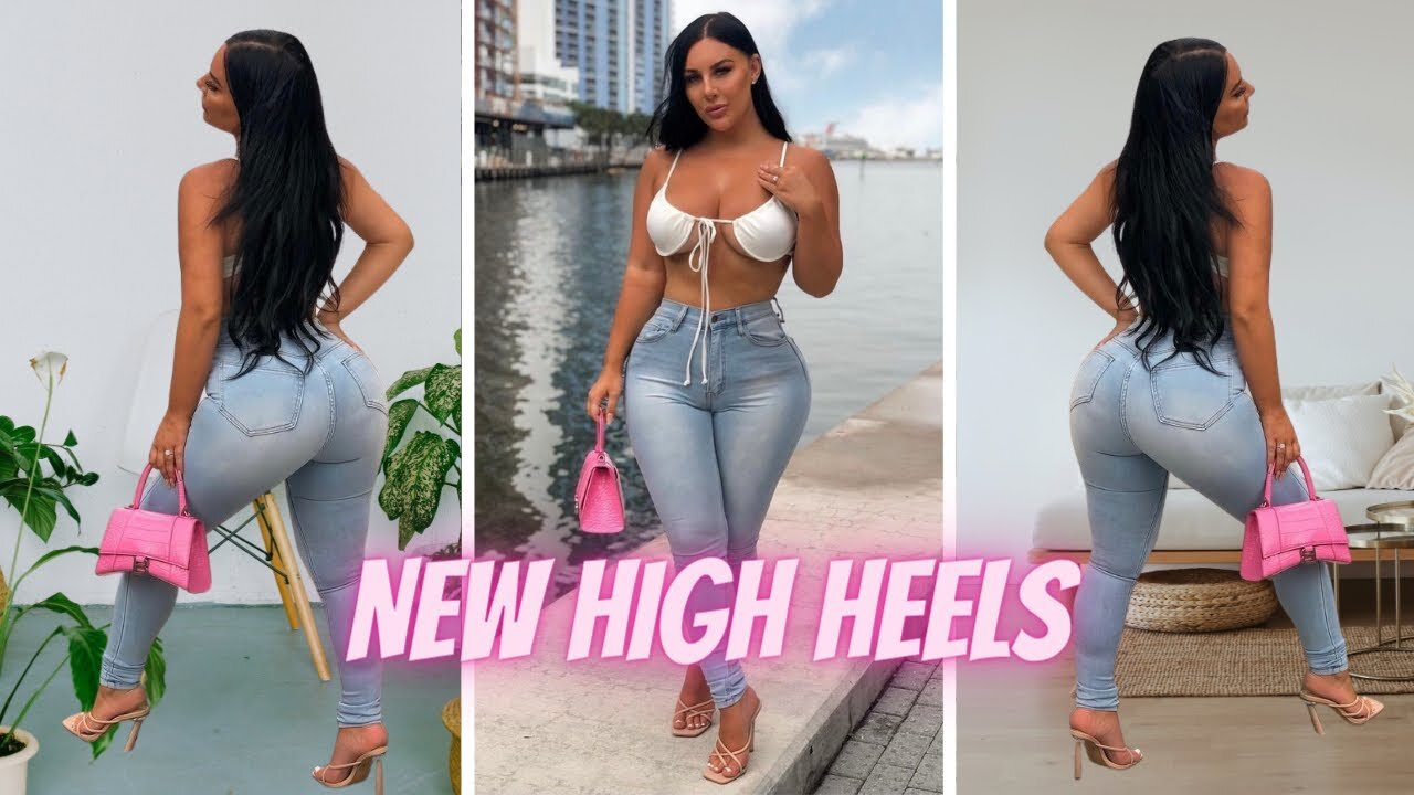 HIGH HEELS TRY ON HAUL SHOE COLLECTION | TRYING ON MY NEW HEELS 👠