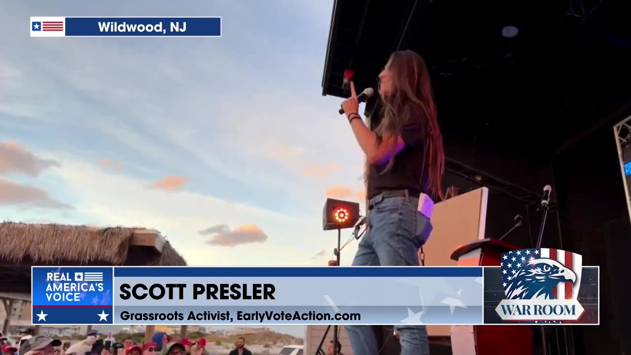Scott Preslers Speech Live From The Jack Ciattarelli Rally In Wildwood, New Jersey