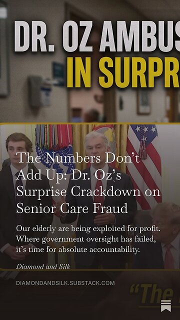 "The Numbers Don't Add Up" | Dr. Oz Exposes Senior Care Fraud in Surprise Raids thumbnail