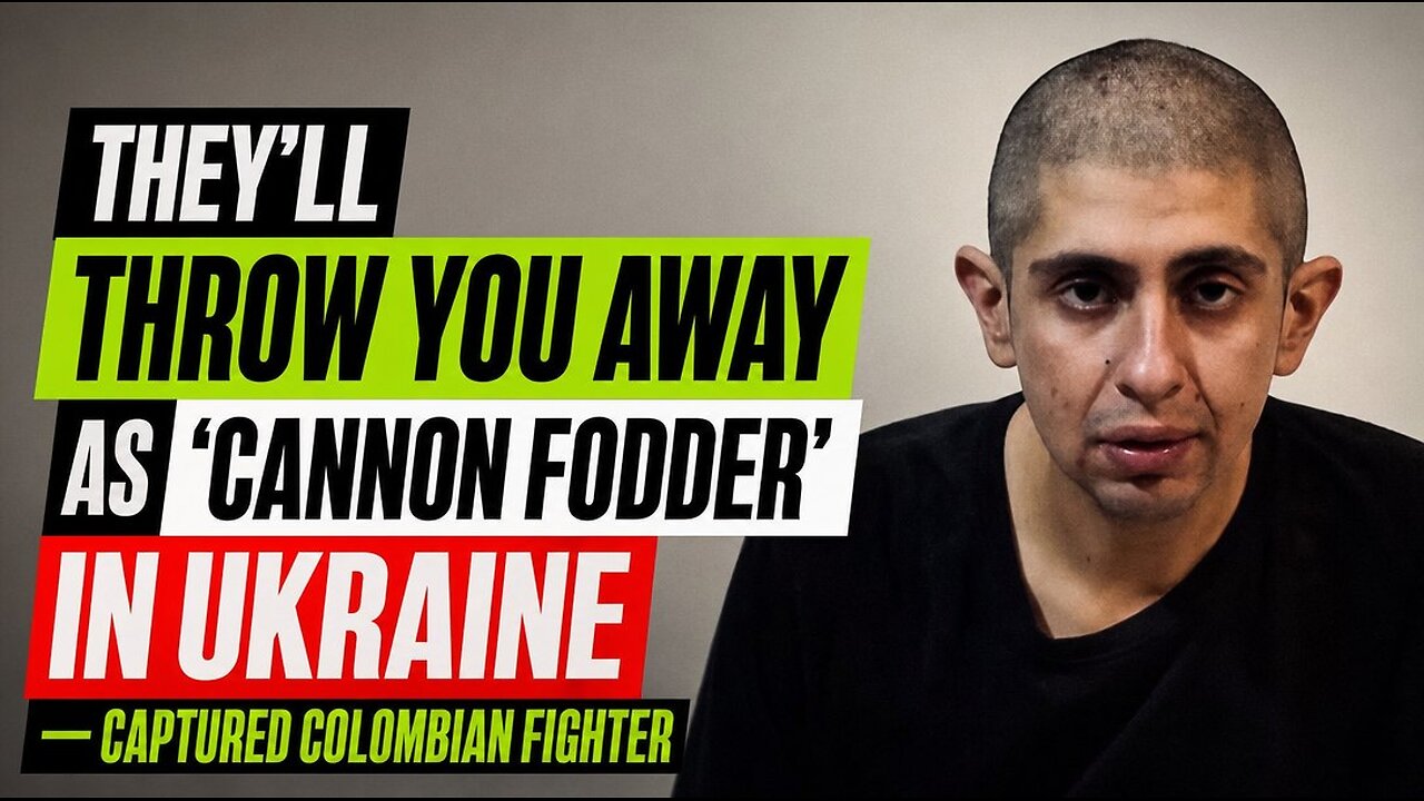 They’ll throw you away as ‘cannon fodder’ in Ukraine — captured Colombian fighter thumbnail