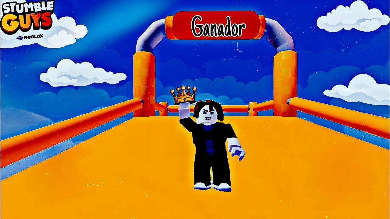 Ganamos en Stumble Guys - Roblox