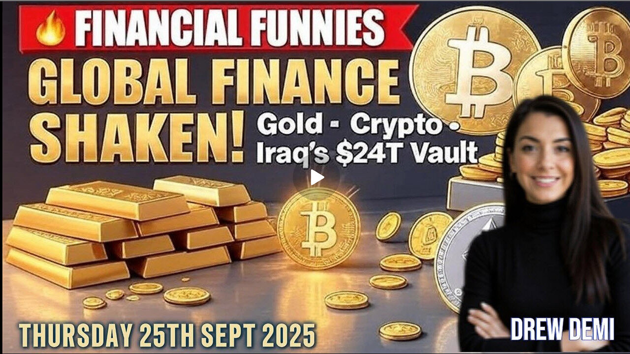 GLOBAL FINANCE SHAKEN! GOLD - CRYPTO - IRAQS $24T VAULT WITH DREW DEMI