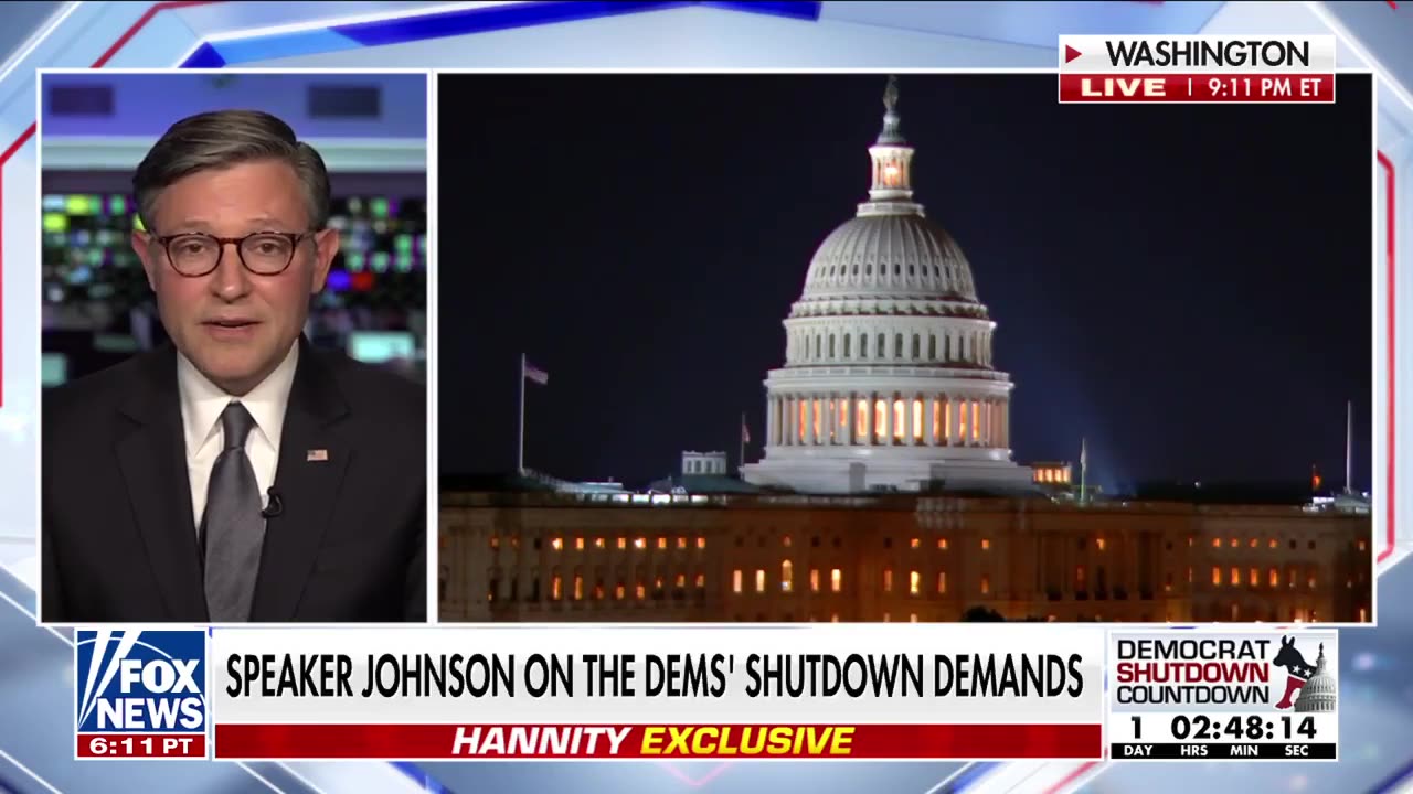 Johnson on Dems shutdown demands: Its painfully obvious these Dems are watching their backs