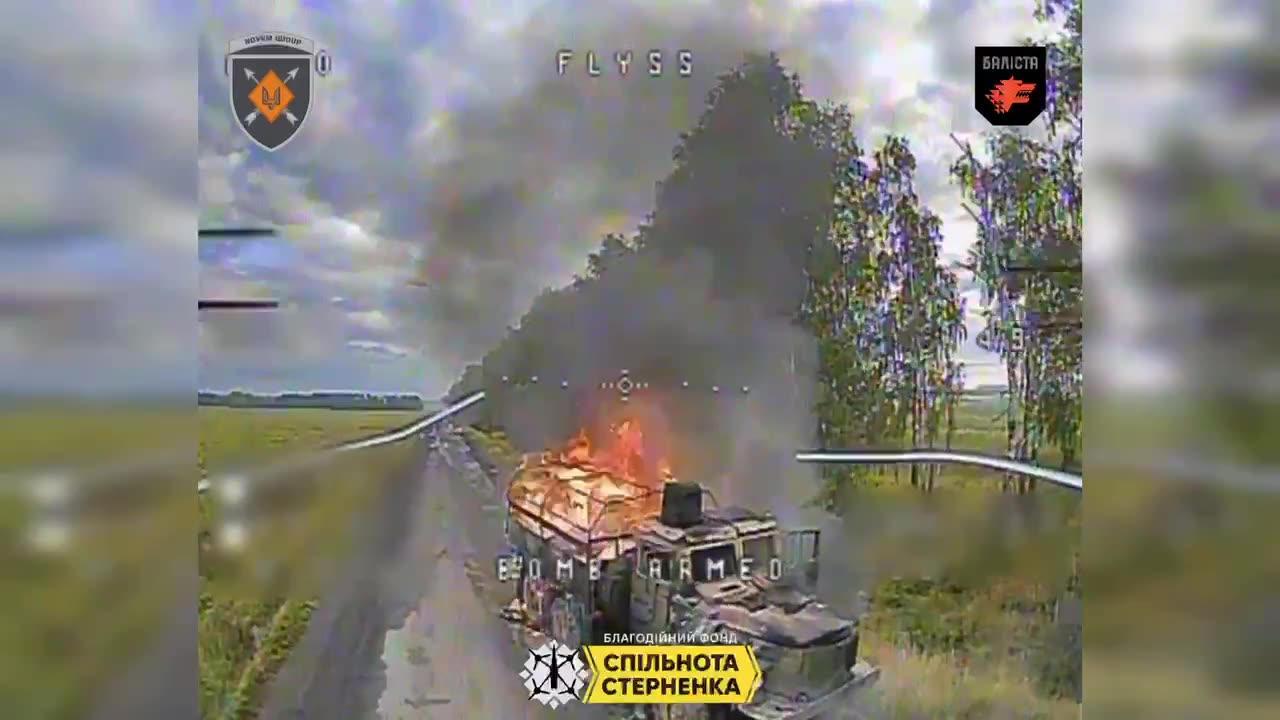 π₯ Destruction of Russian logistics in Kursk region by Novem Group!