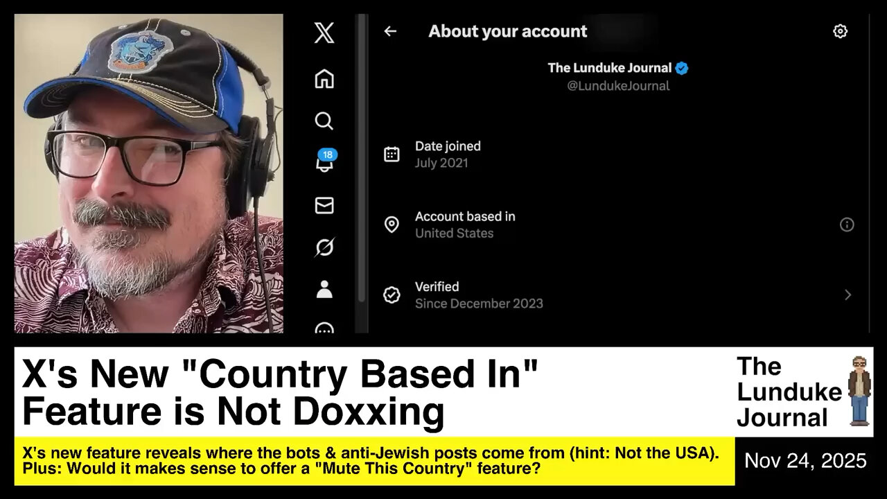 Xs New Country Based In Feature is Not Doxxing