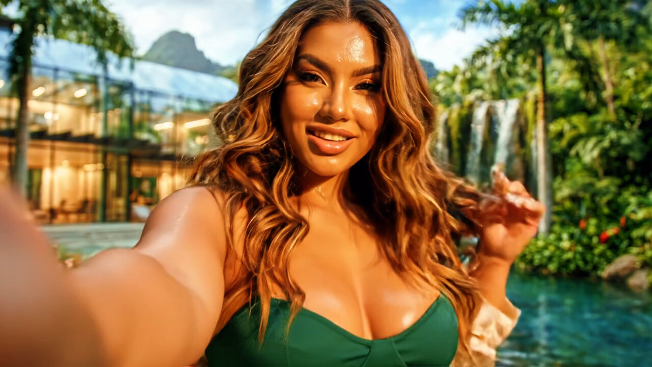 #1 Woman Curvy Fashion Models Nature 👗 AI Trends • Womens Style • Viral Outfits • Luxury Fashion
