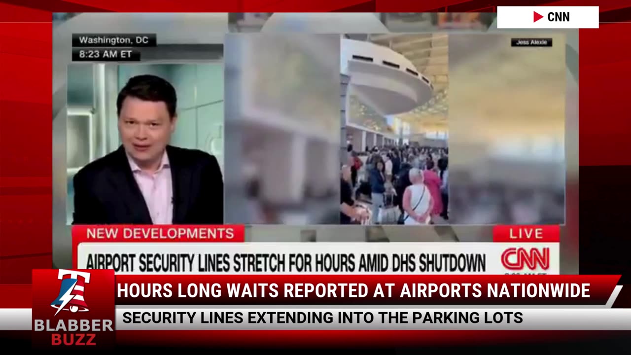 Hours Long Waits Reported At Airports Nationwide