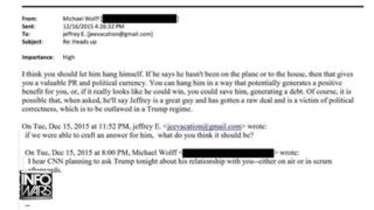 Congress Release Cherry-Picked Epstein Emails To Falsely Incriminate Trump In Sexual Abuse Of Girls!