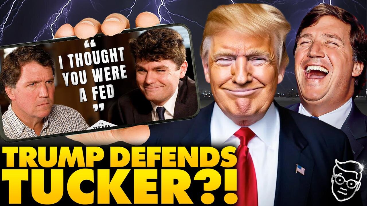 Trump DEFENDS Tucker Carlson After Nick Fuentes Interview: Let The People Decide | Libs SNAP