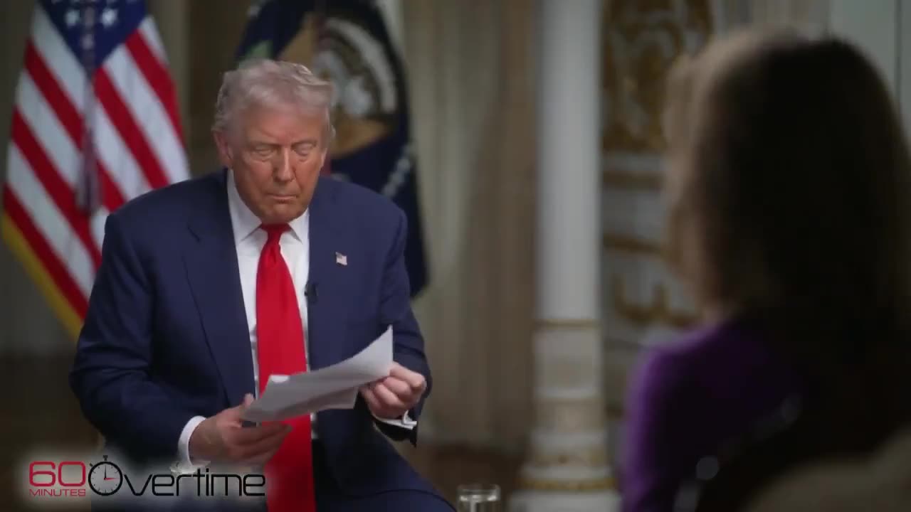The White House just released the FULL uncut version of President Trumps 60 Minutes interview