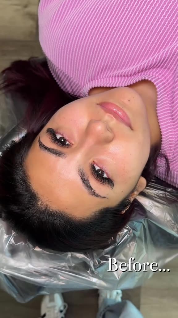 Eyebrow Waxing & Brow Transformation with Sexy Smooth Cherry Desire | @permanentbykatelynn
