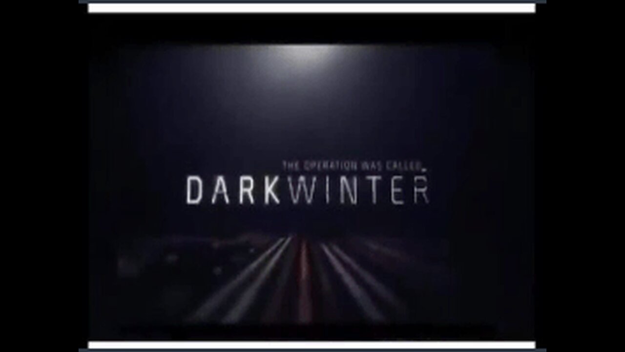 The Military Exercise named Dark Winter...just another coincidence it would seem?