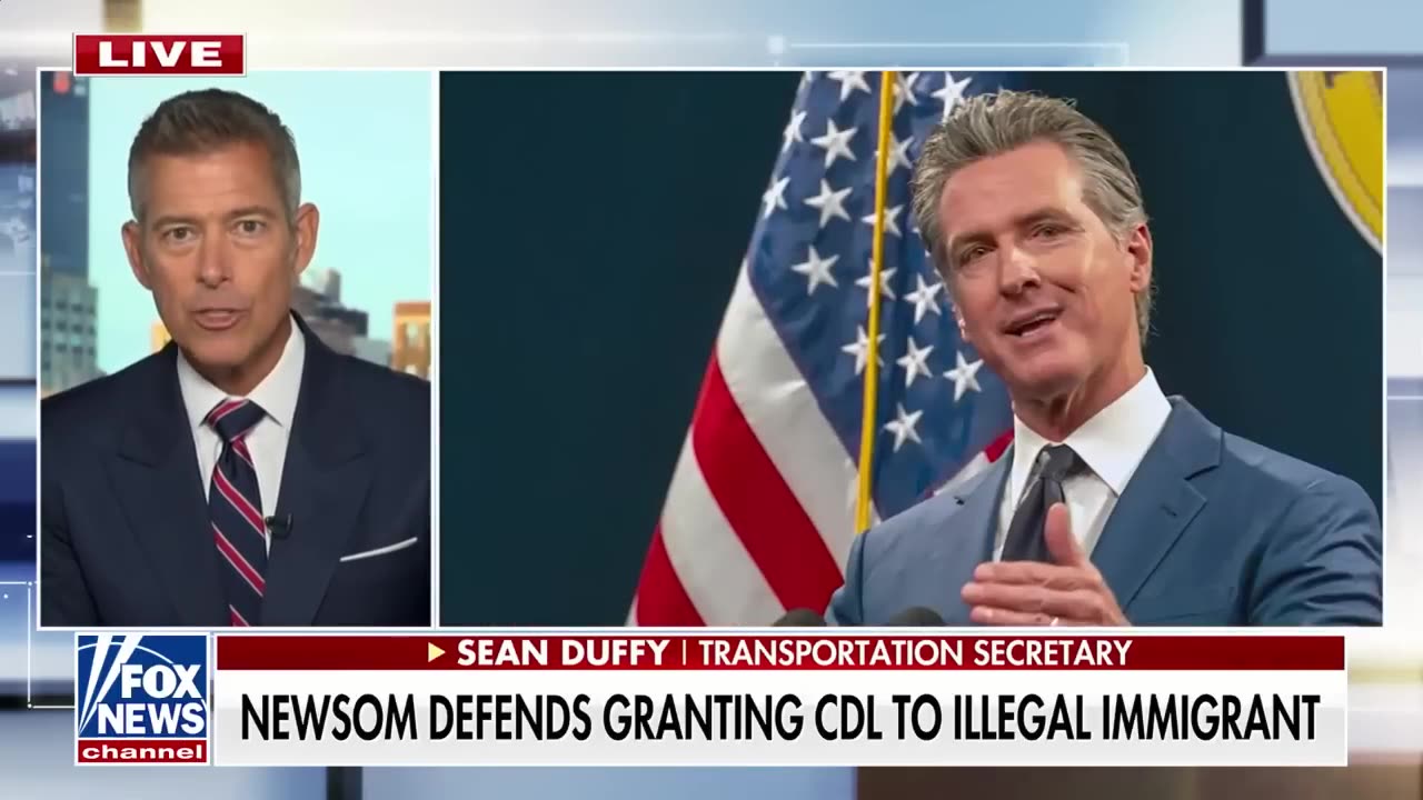 DOT Sec Duffy delivers DISTURBING message to Newsom after deadly crash