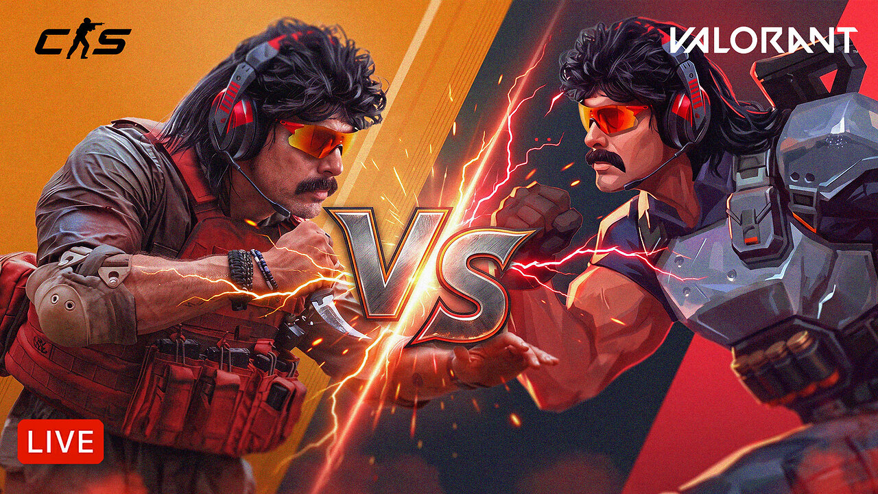 🔴DR DISRESPECT - CS2 VS VALORANT - SETTLING IT TODAY
