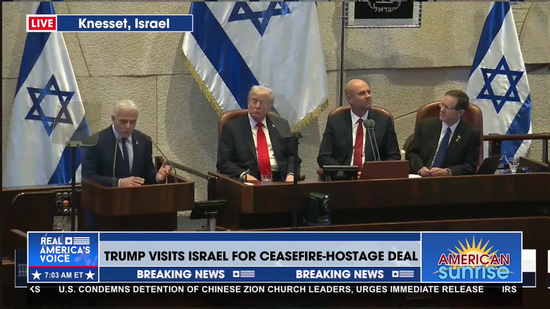 TRUMPS TRIUMPH IN THE HOLY LAND